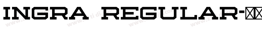 Ingra Regular字体转换